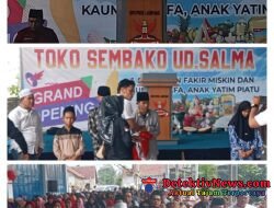 Hi. S Ramlan Ketua DPD Grib Jaya Lampung Menggelar Acara Grand Opening Toko Sembako UD.Salma