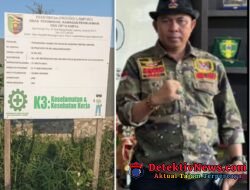 Sekda DPD Grib Jaya Lampung Menyoroti Pembangunan Rehabilitasi Pagar PKK Agropark Anggaran 1,4 M
