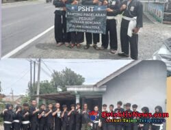 RANTING PSHT DAN RAYON SE-KECAMATAN PAGELARAN MENGGELAR AKSI PEDULI SUMATERA