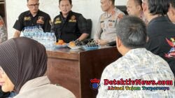 GIAT SABUK KAMTIBMAS (sambang,budaya,kemanan dan ketertiban kota metro) polres kota metro bersama ormas grib jaya