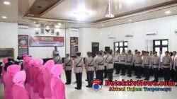 Polres Lampung Utara Gelar Sertijab PJU dan Kapolsek Jajaran