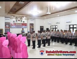 Polres Lampung Utara Gelar Sertijab PJU dan Kapolsek Jajaran
