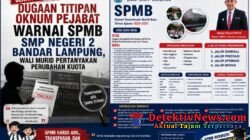 Dugaan Titipan Oknum Pejabat Warnai SPMB SMP Negeri 2 Bandar Lampung, Wali Murid Pertanyakan Perubahan Kuota*