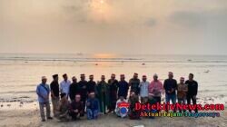 Peringati Maulid Nabi Muhammad SAW, ICR 12 Talang Padang Gelar Dzikir Bersama di Pantai Batu Balai Tanggamus