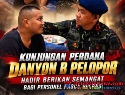 Kunjungan Perdana Danyon B Pelopor kepada Personel yang Sedang Menjalani Pemulihan Pasca Operasi