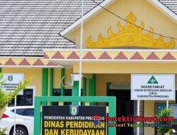 Kepala dinas Pendidikan , sekertaris dan kabit bungkam soal pengondisian baja ringan dan plafon rehab sekolah swakelola