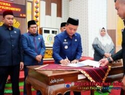Pemkab Dan DPRD Pringsewu Sahkan 4 Peraturan Daerah