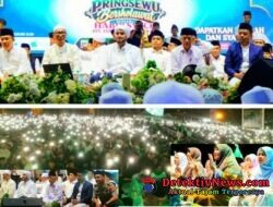 Ribuan Syekhermania & Umat Muslim Padati Acara Pringsewu Bershalawat