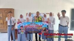 Tekan Angka Kecelakaan, Polres Pringsewu Ajak Pelajar Disiplin Berlalu Lintas