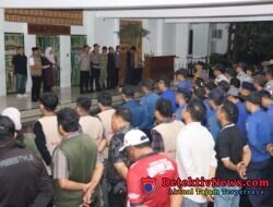 Jelang Pencoblosan Pilkakon, Kapolres dan Bupati Pringsewu Cek TPS