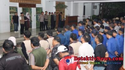 Jelang Pencoblosan Pilkakon, Kapolres dan Bupati Pringsewu Cek TPS